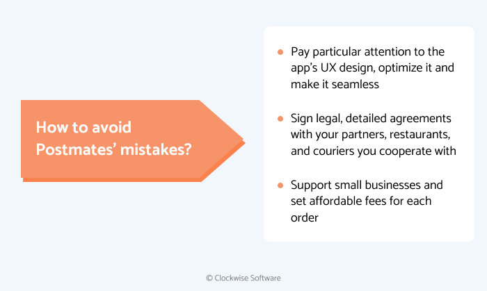 how to avoid postmates mistakes