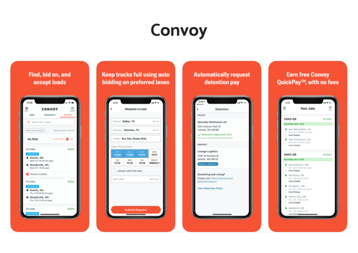 convoy trucks app