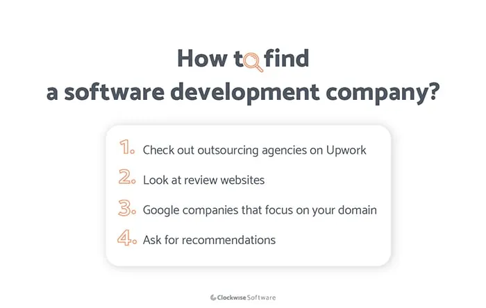 how to find software development company