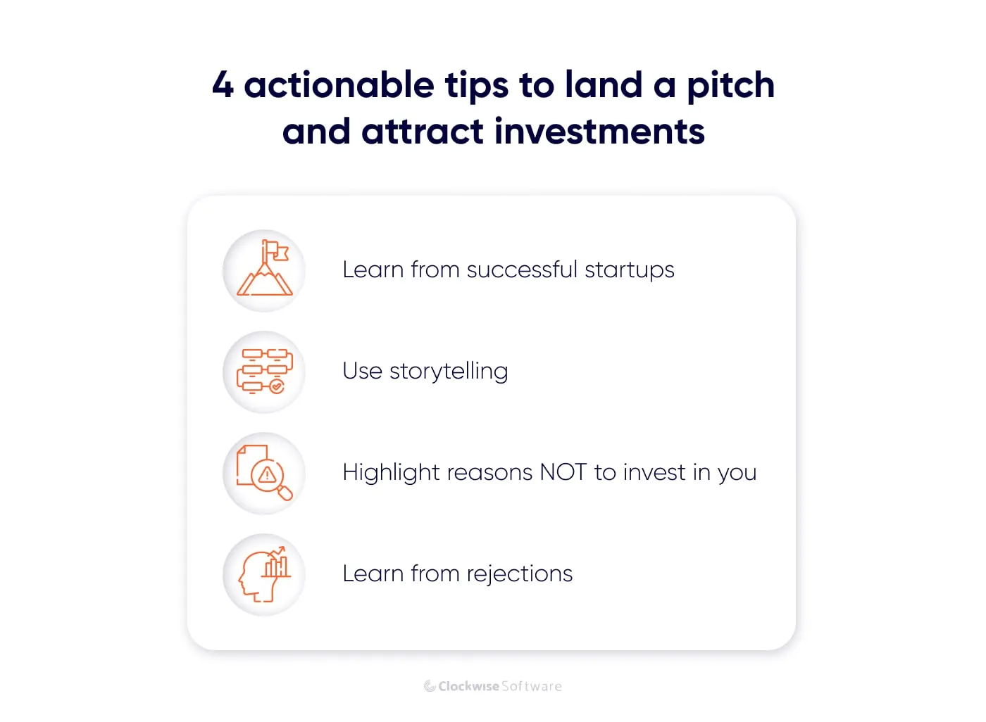 tips to land a startup pitch