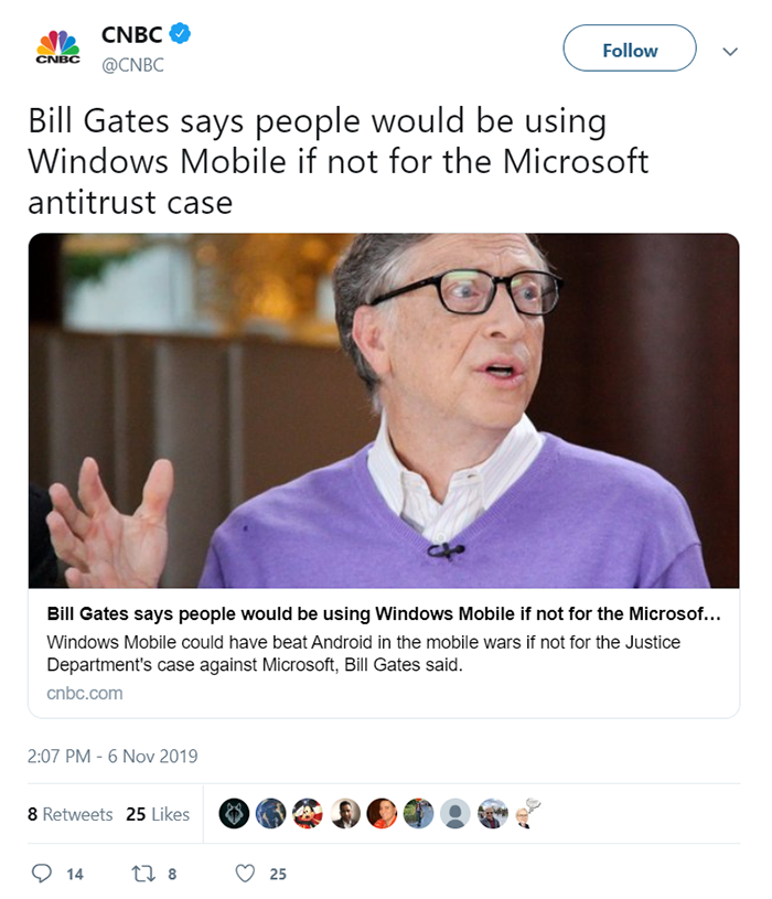 Bill Gates about missed opportunities