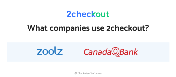 Companies that use 2checkout as payment gateway