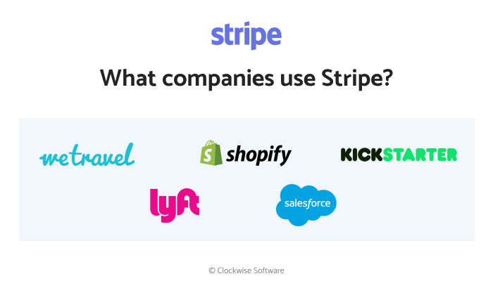 Companies that use Stripe as payment gateway