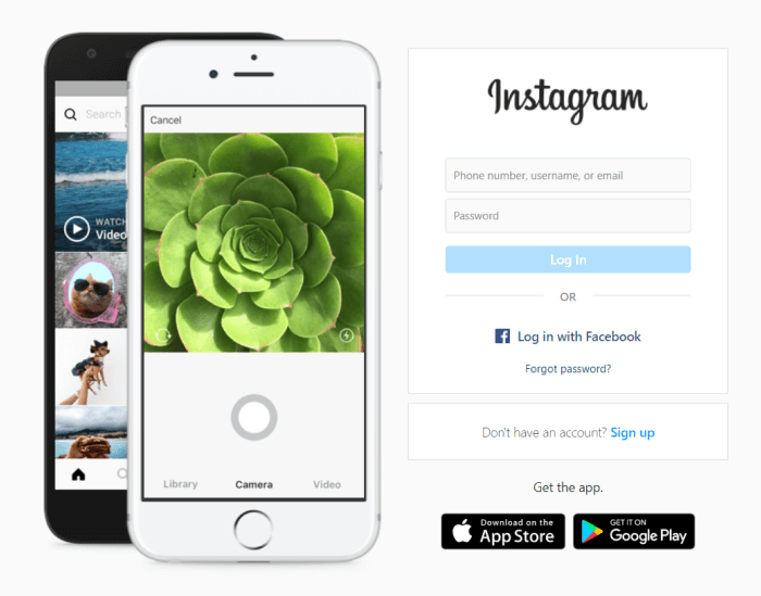 Instagram app built with React Native