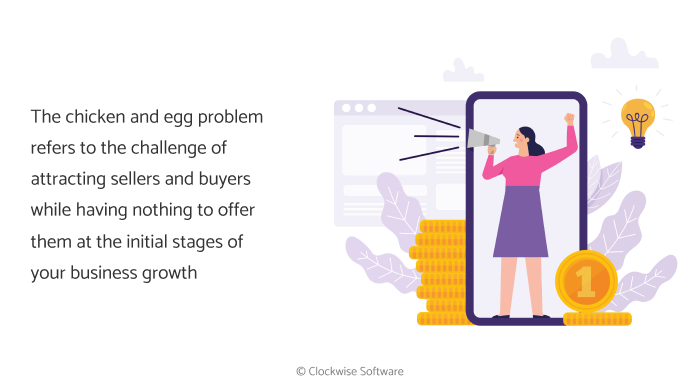 What is the chicken and egg problem?