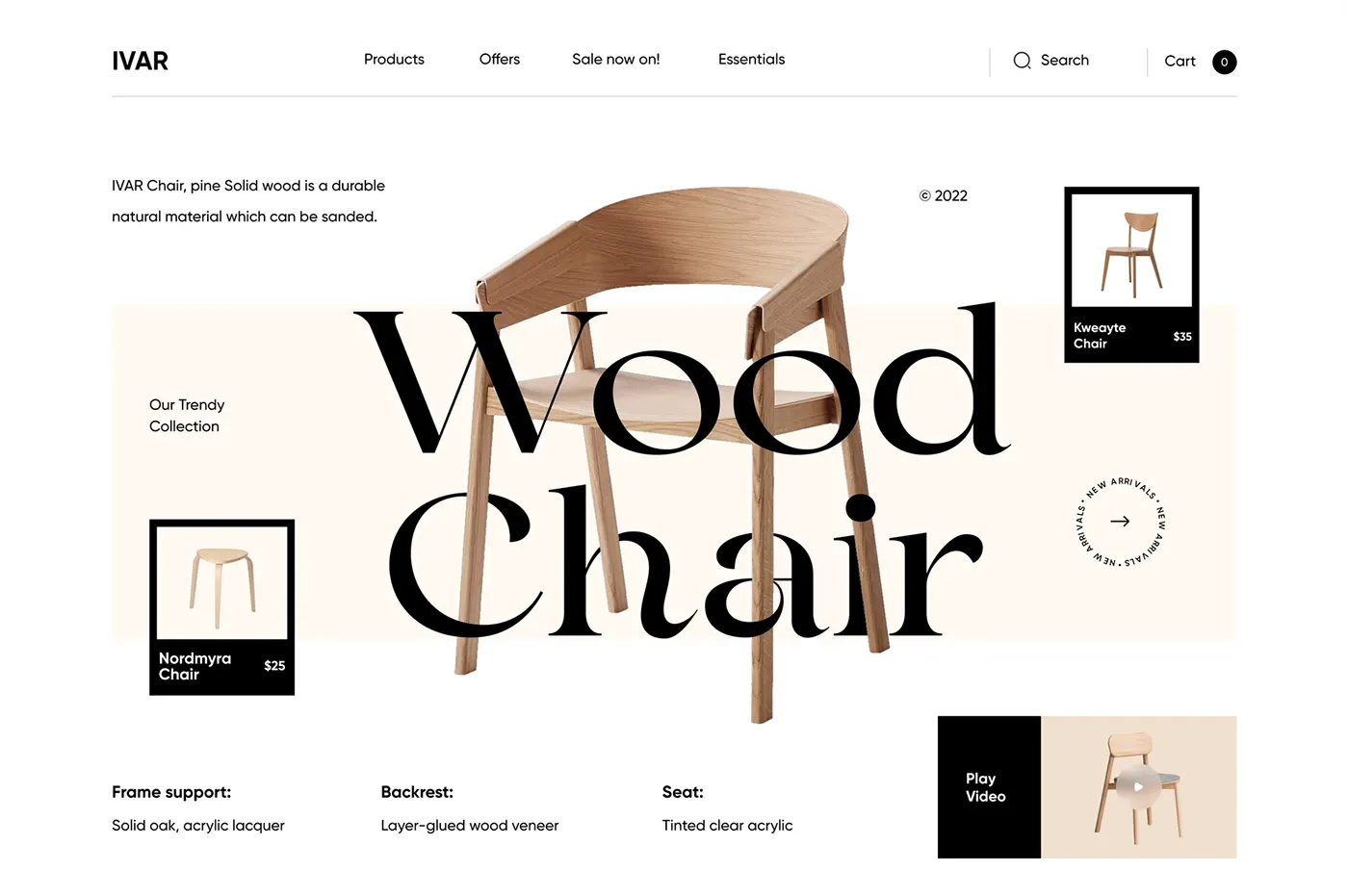 wood chair