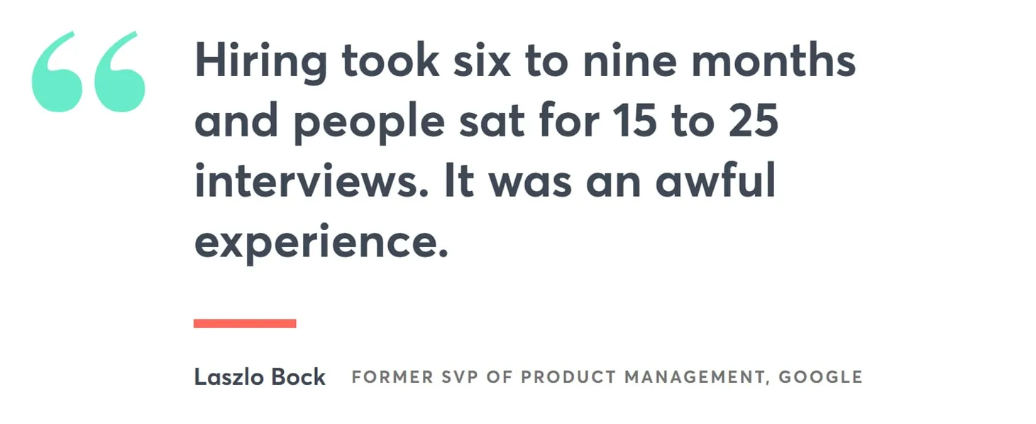 hiring challenges at google