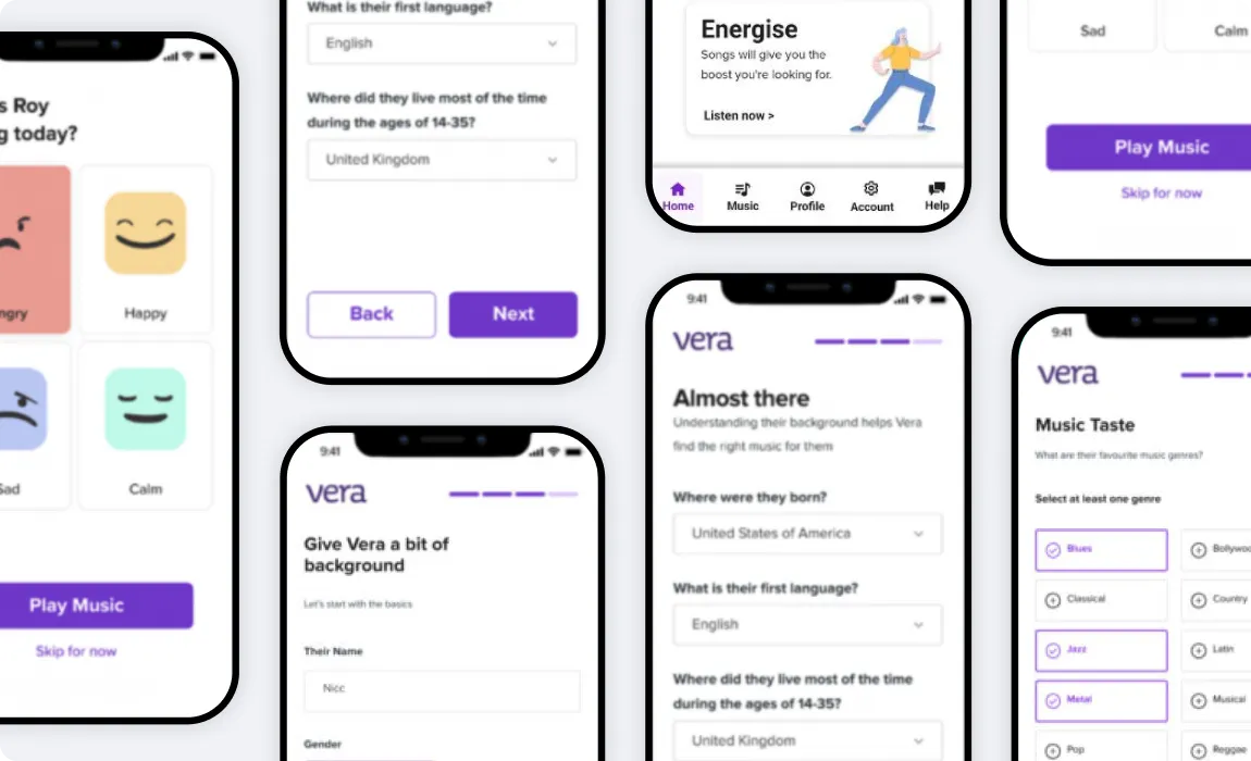 Accessibility-focused interface